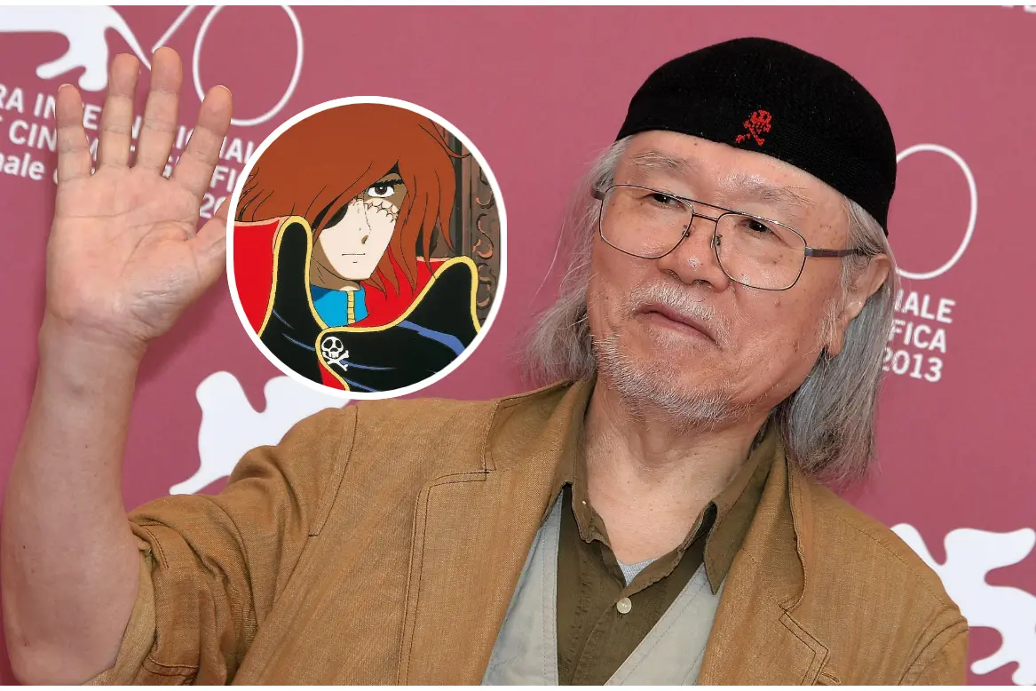 Akira "Leiji" Matsumoto e Capitan Harlock (Ansa)