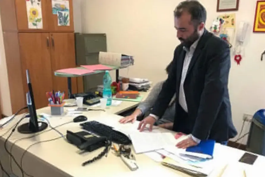 Il sindaco di Marrubiu Andrea Santucciu