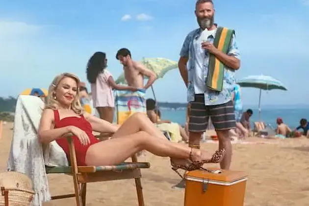 Un frame del video di Kylie Minogue