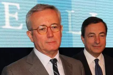 Giulio Tremonti (a sinistra) e Mario Draghi