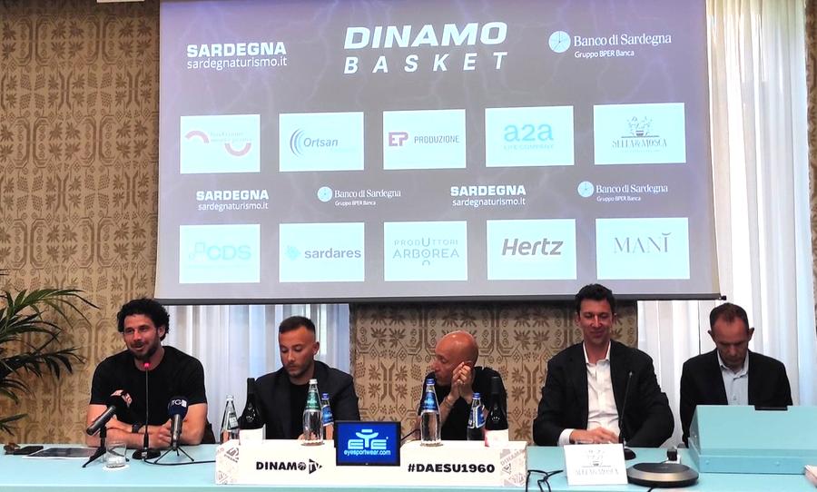 La Dinamo Sassari presenta il nuovo coach: Luca Vitali
