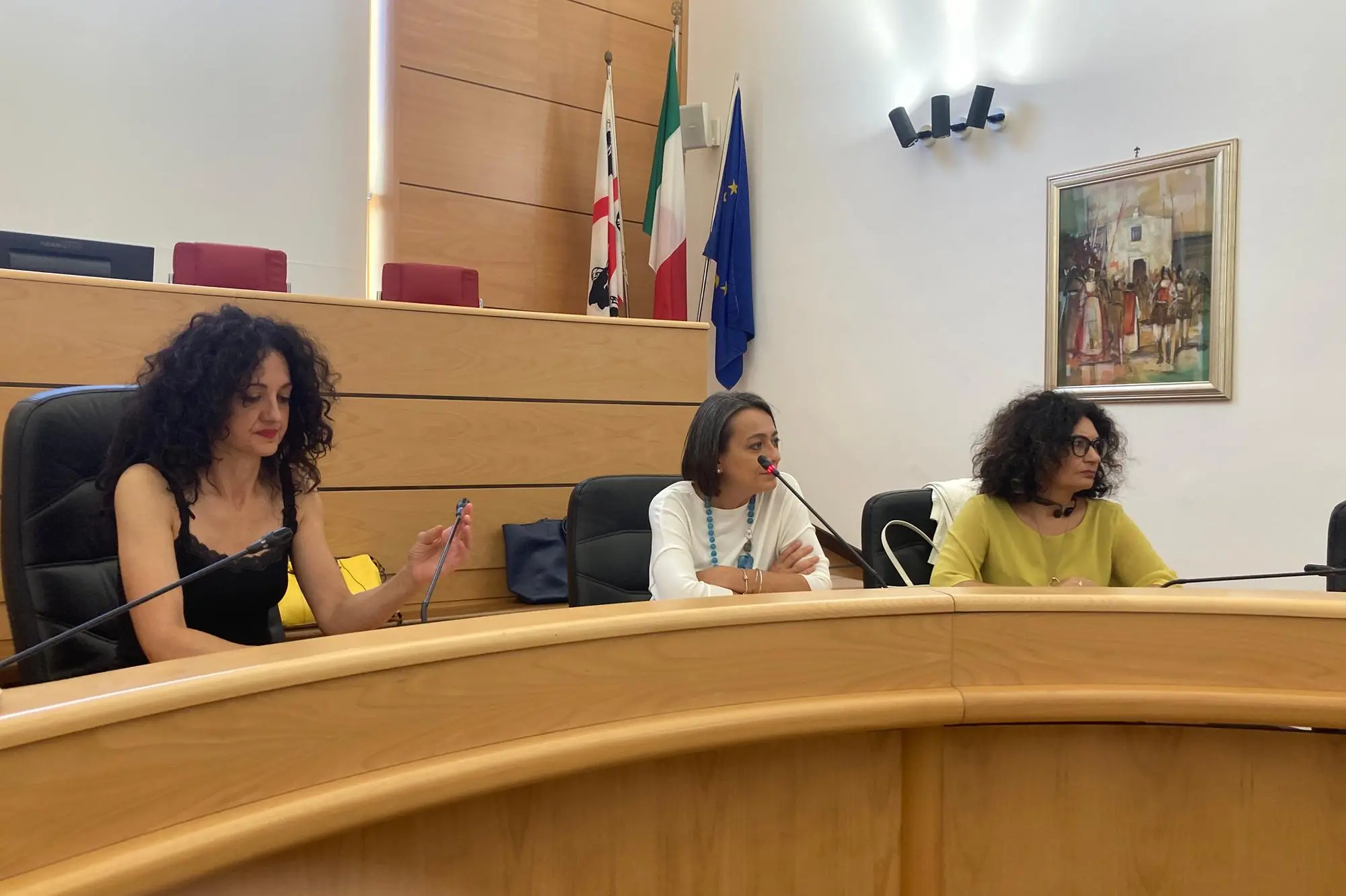 La commissione Servizi Sociali a Porto Torres (foto Pala)