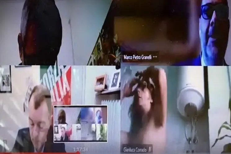 La foto dal sito Dagospia