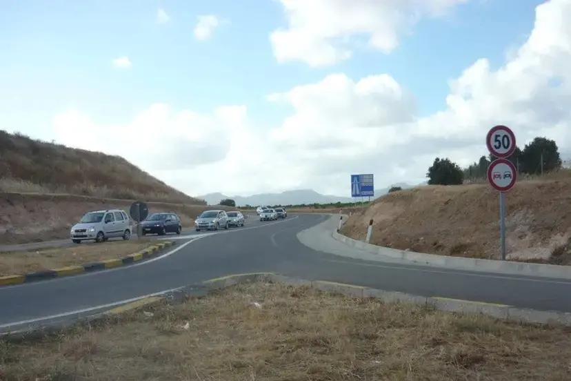 Il punto di innesto della nuova bretella