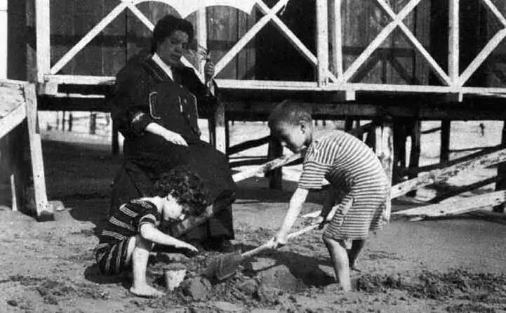 Con i figli Sardus e Franz