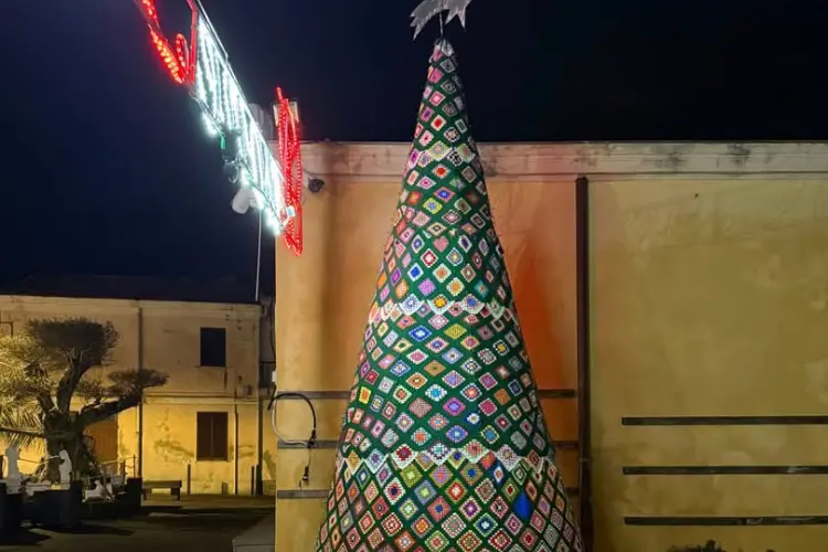 Albero di Natale a Tissi (foto concessa)