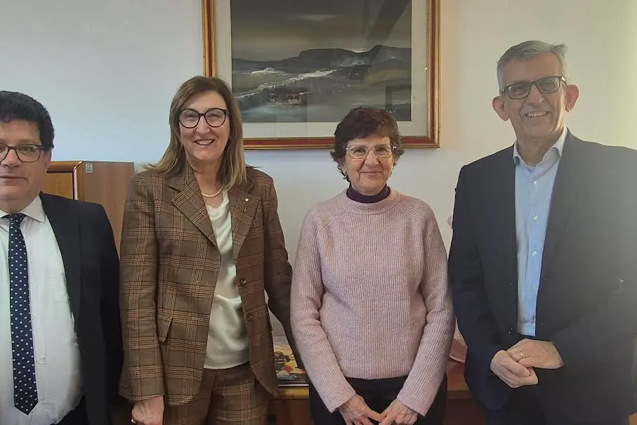 La direzione della Asl (Foto concessa)