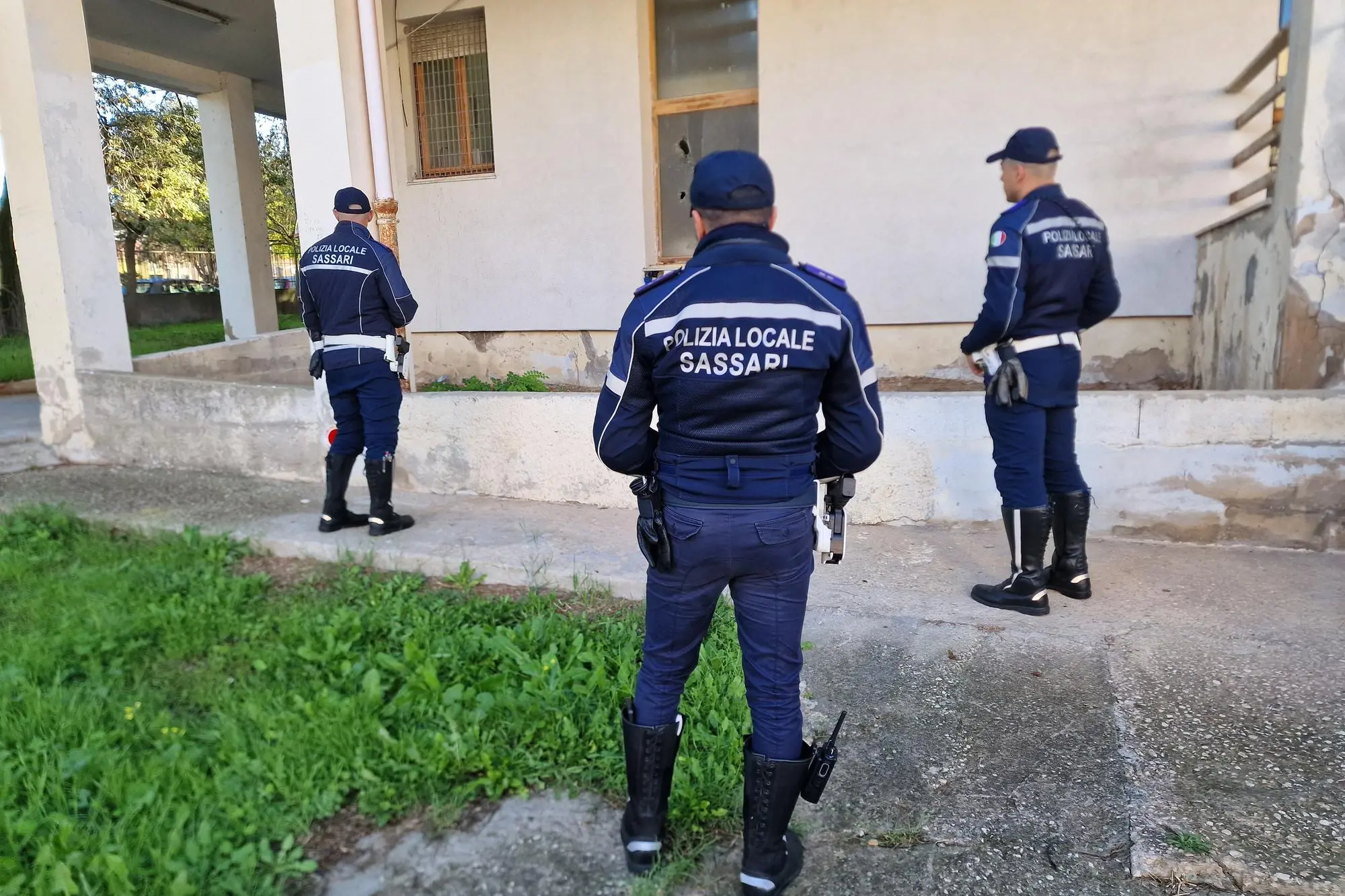 Polizia a Sassari (foto Floris)