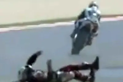 La caduta del pilota giapponese Tomizawa