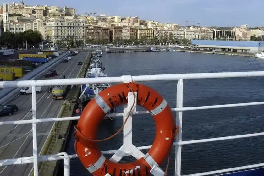 Il porto di Cagliari (Archivio L'Unione Sarda - Messina)