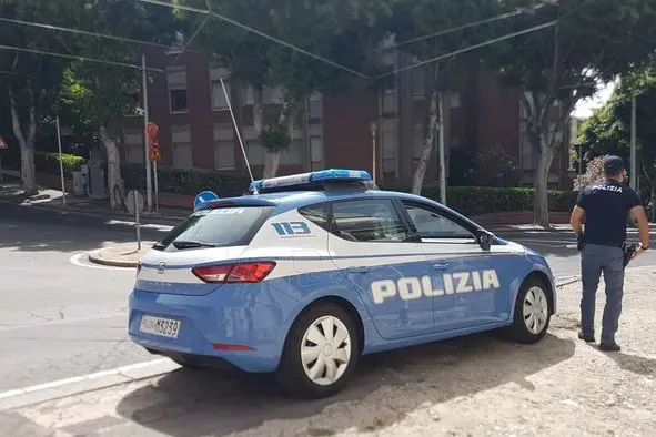 Un'auto della polizia (Ansa)
