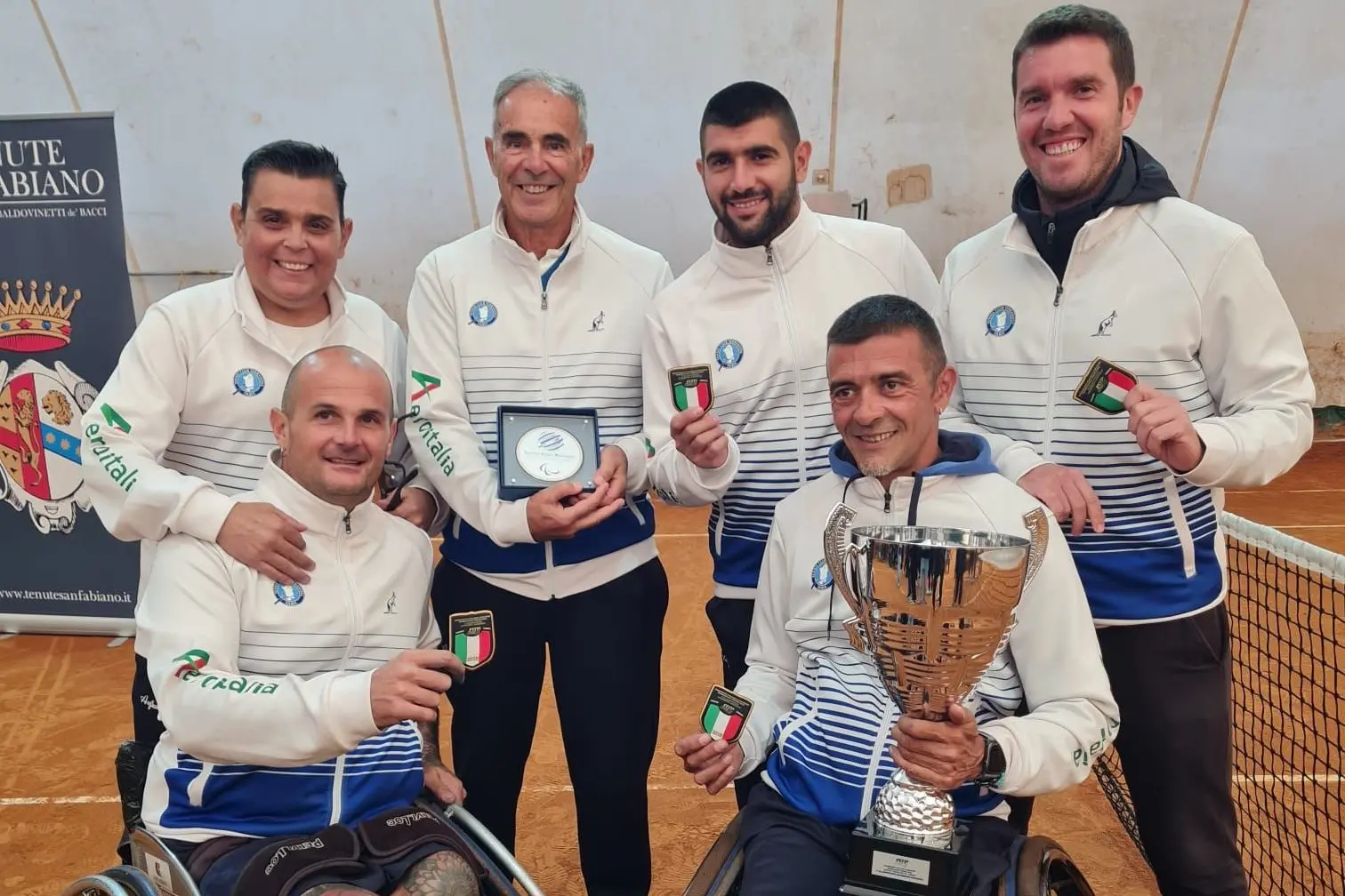 Premiazione per il Tc Terranova (foto concessa)