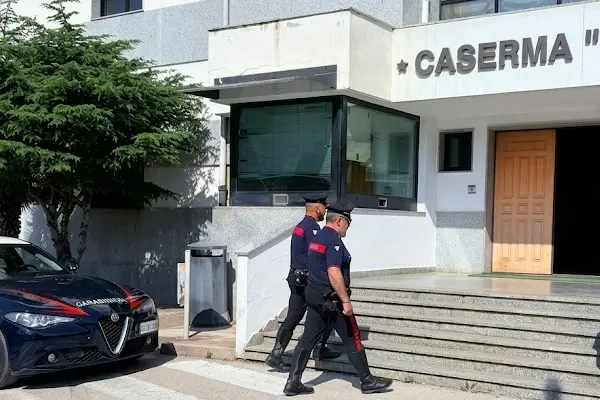 La caserma dei carabinieri di Alghero