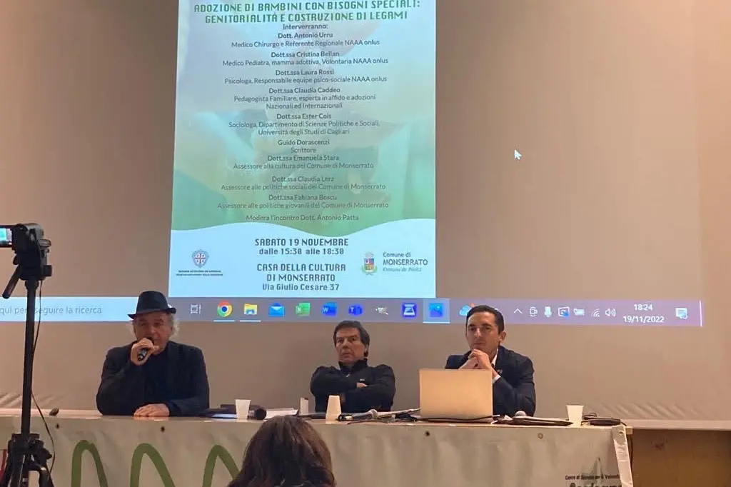 Un evento organizzato dall’associazione con lo scrittore Guido Dorascenzi (foto Patta)