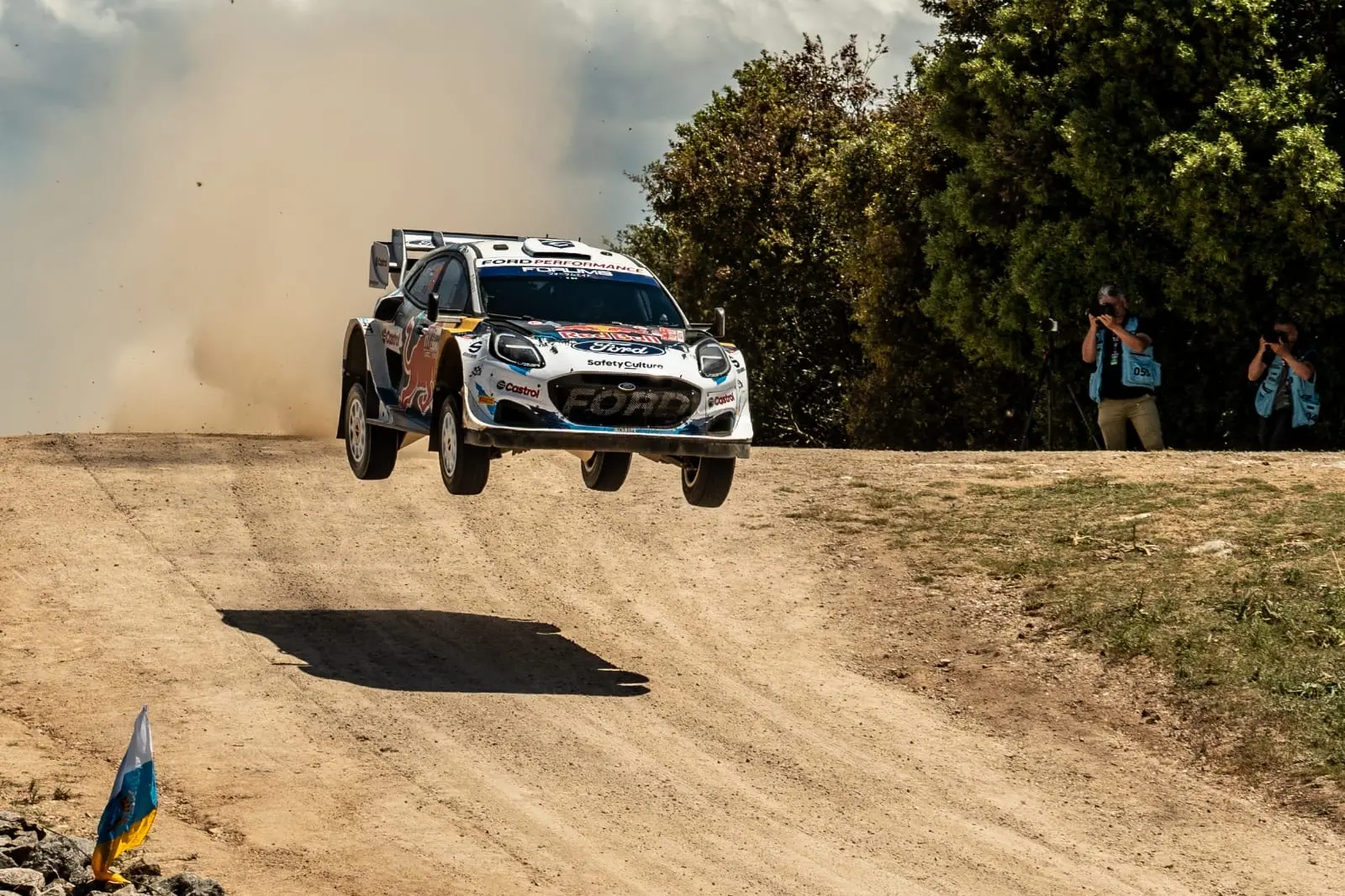 La Ford Puma Rally1 Hybrid di Munster al Micky’s Jump (foto Alessandro Cadoni)