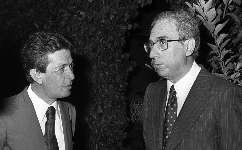 Enrico Berlinguer e Francesco Cossiga (Ansa)