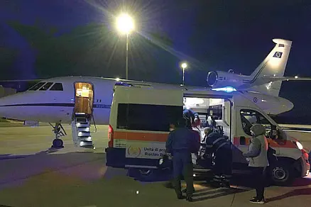 Un Falcon dell’Aeronautica Militare (Foto simbolo)