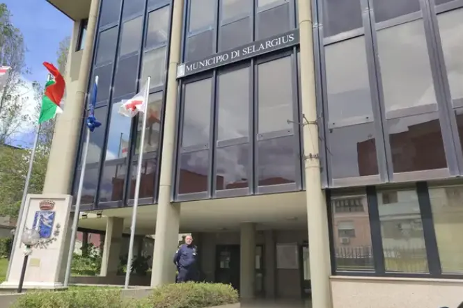 Il Municipio di Selargius