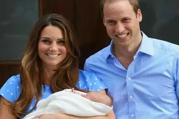 Kate e William con il principe George
