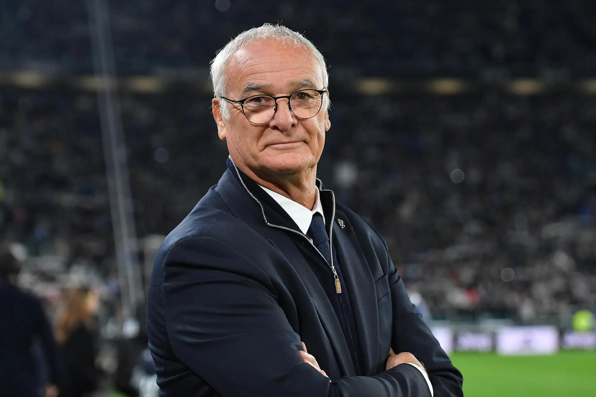 Claudio Ranieri, allenatore del Cagliari: a lui il "Premio Davide Astori" (foto Ansa)