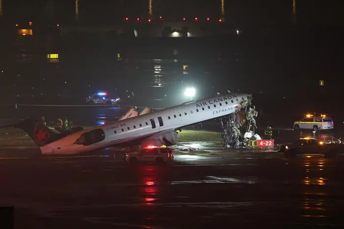 The incident at New York Airport (photo ANGELA WEISS / AFP via Ansa)