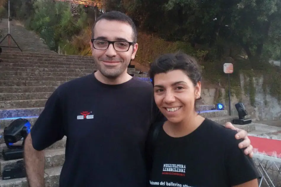 Sabrina Tomasi, presidente del comitato, ed Eros Masuri, il suo vice