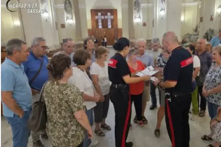 L'attività di prevenzione dei carabinieri (foto carabinieri)