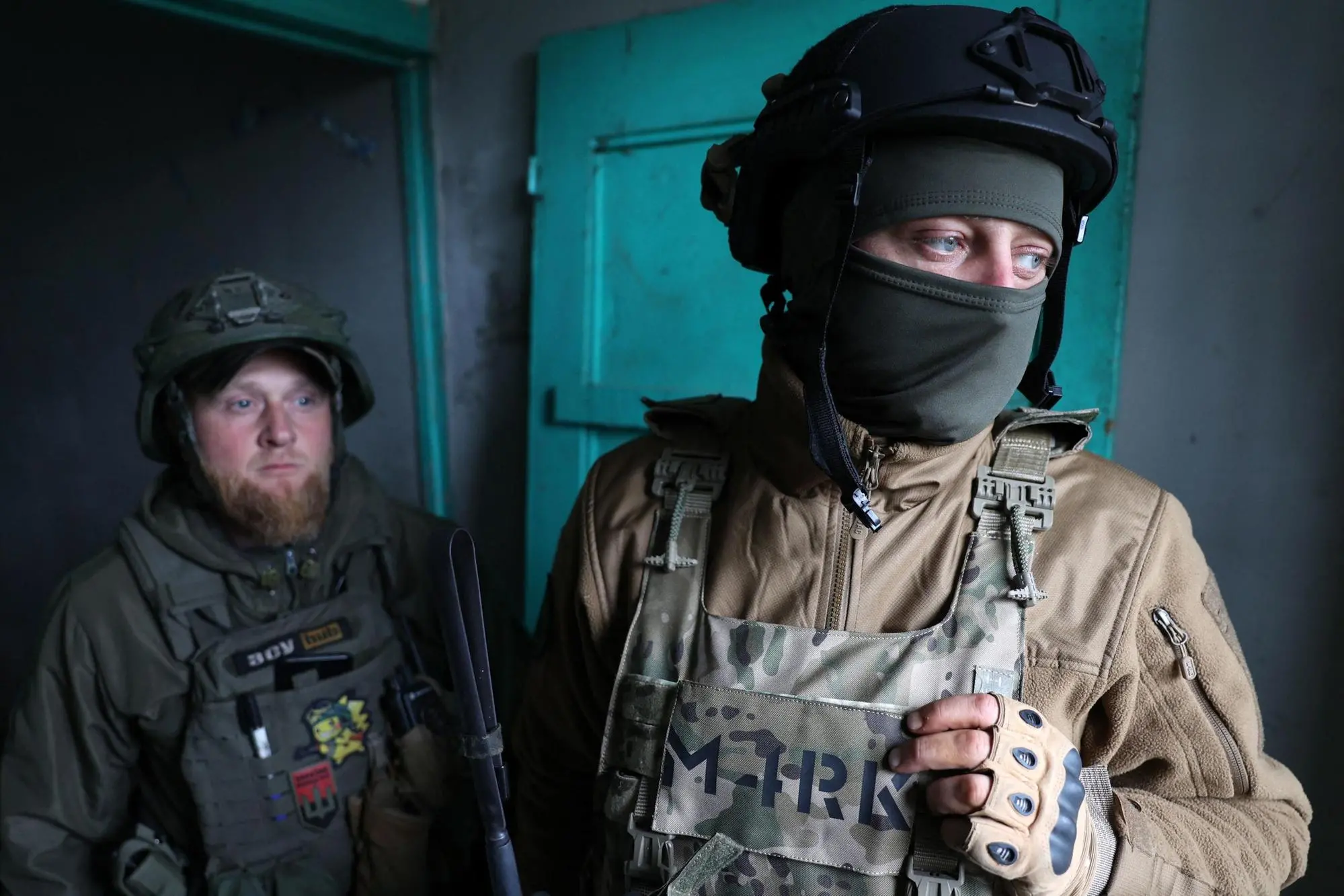 Soldati ucraini (Ansa - Afp)