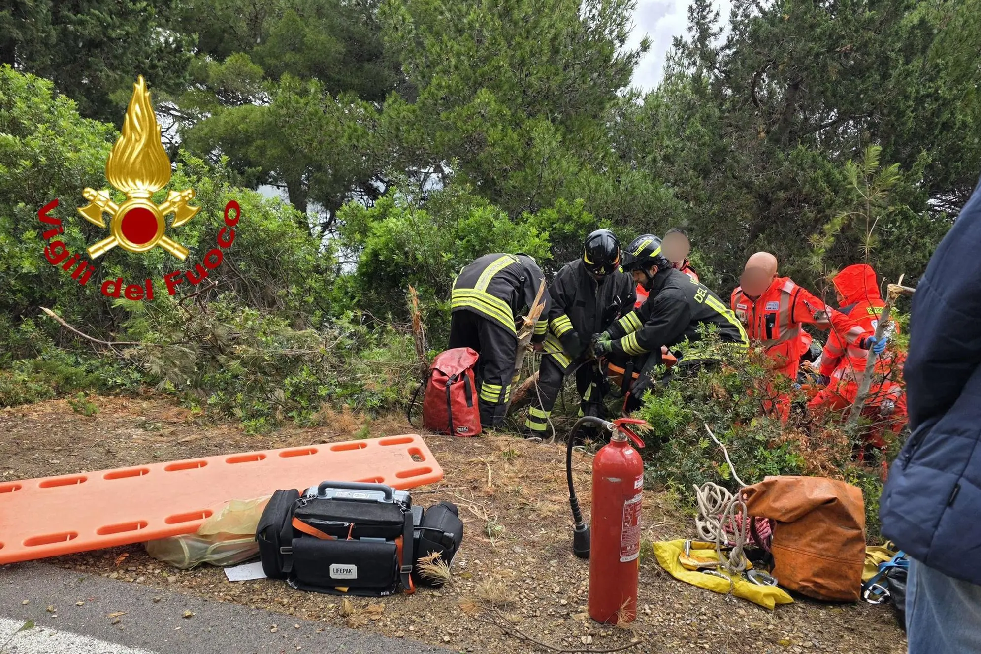 Der Unfall (Foto: Feuerwehr)