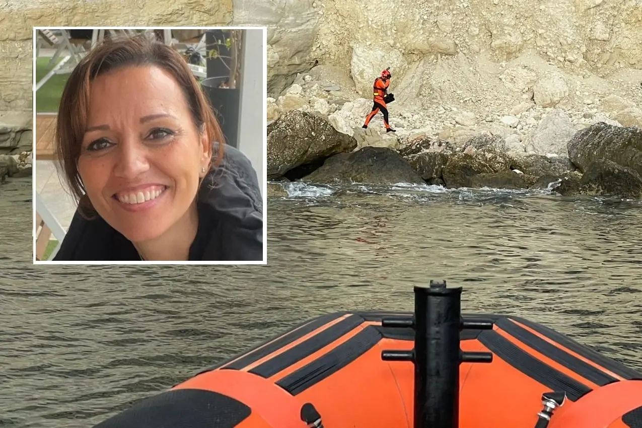 Le ricerche a Calamosca di Martina Lattuca (foto Archivio)