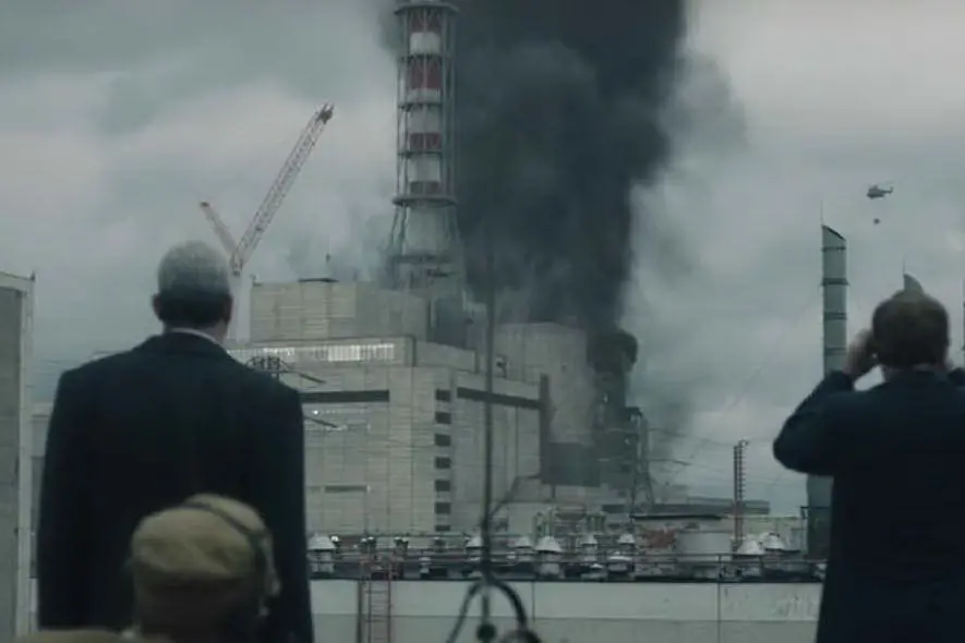 Una scena della serie tv "Chernobyl"