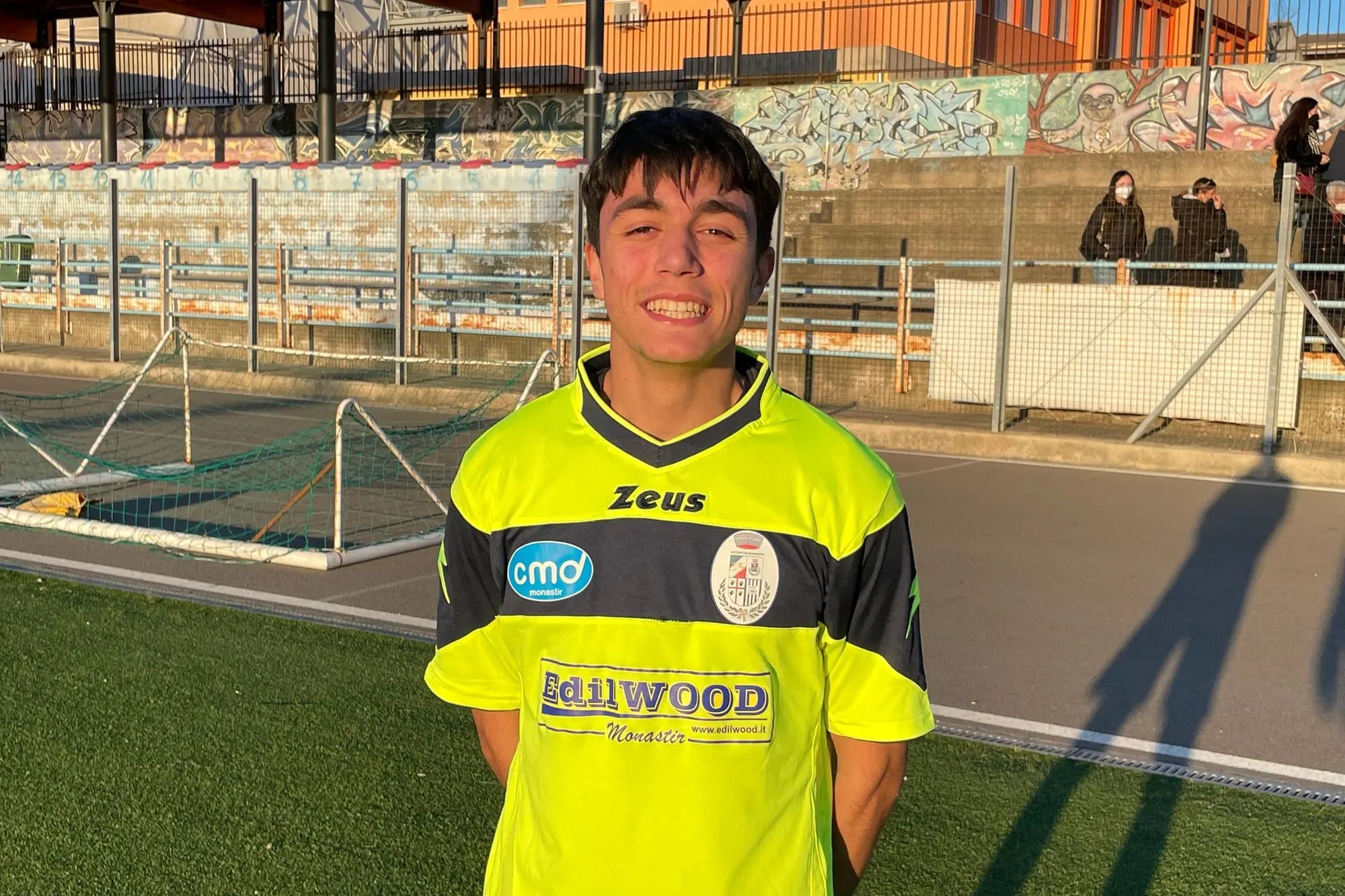 Filippo Ghiani, che passa dal Monastir all'Atletico Uri e giocherà in Serie D (foto Spignesi)