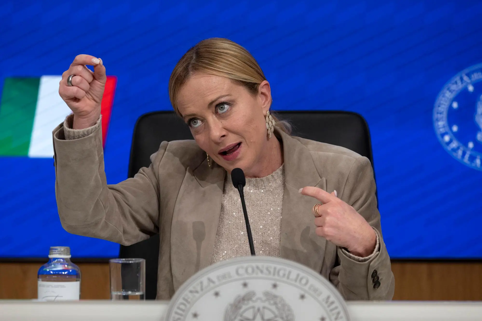 La premier Giorgia Meloni