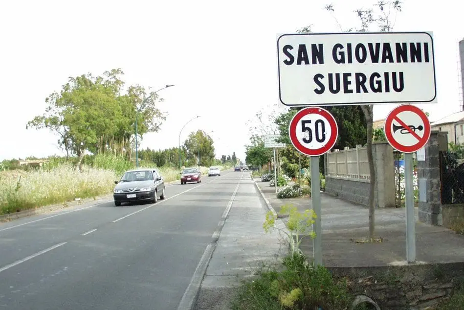 L'ingresso di San GiovannI Suergiu