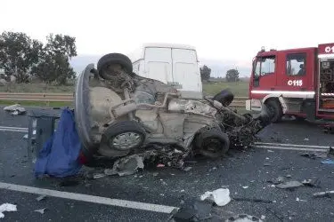 incidente mortale sulla ss 130  - foto giuseppe ungari