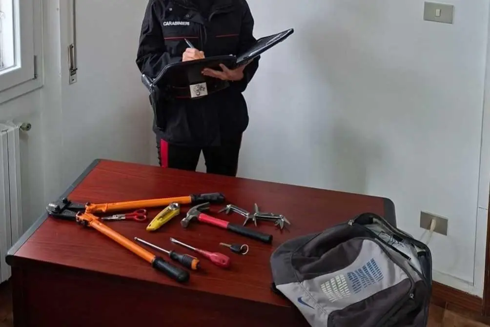 Il materiale sequestrato