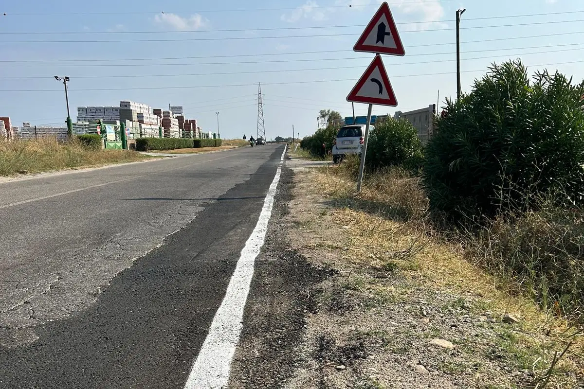 Maracalagonis, strada dissestata per i lavori