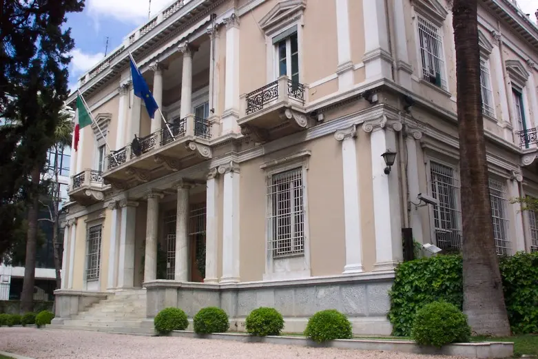 L'ambasciata d'Italia ad Atene (foto da sito web ufficiale)