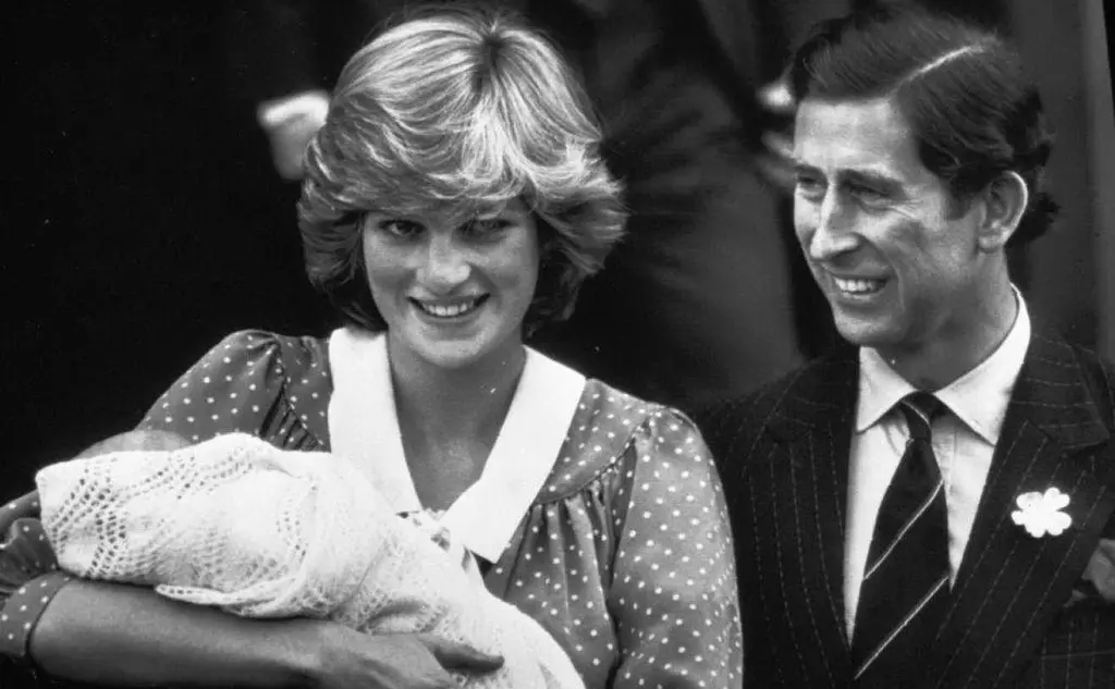Con William, appena nato, nel 1982