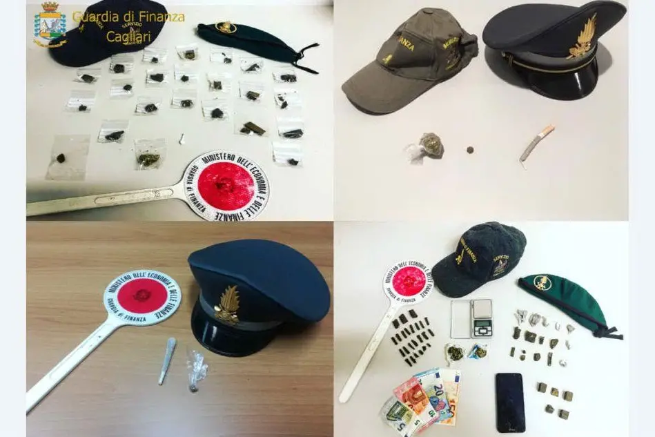 La droga sequestrata (Foto Guardia di Finanza)