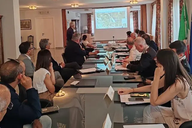 La riunione (foto concessa)