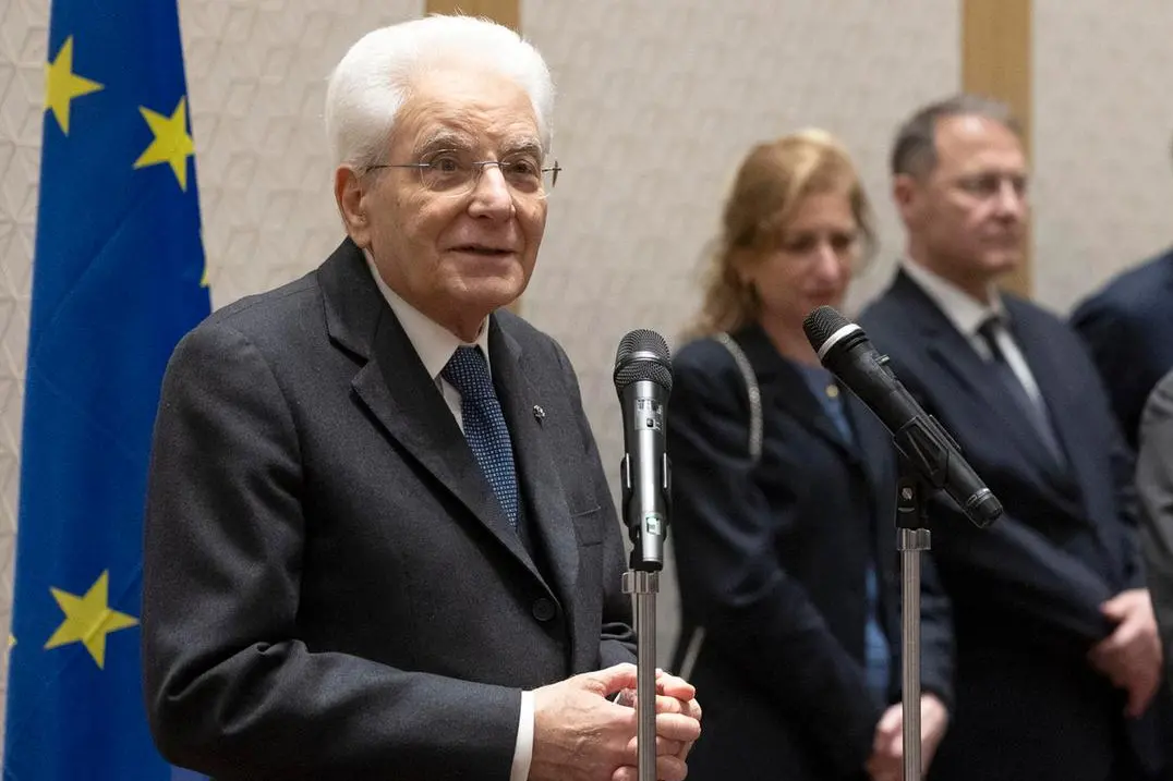 Sergio Mattarella (foto Ansa)