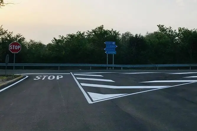La circonvallazione di Uri (foto concessa dal comune)