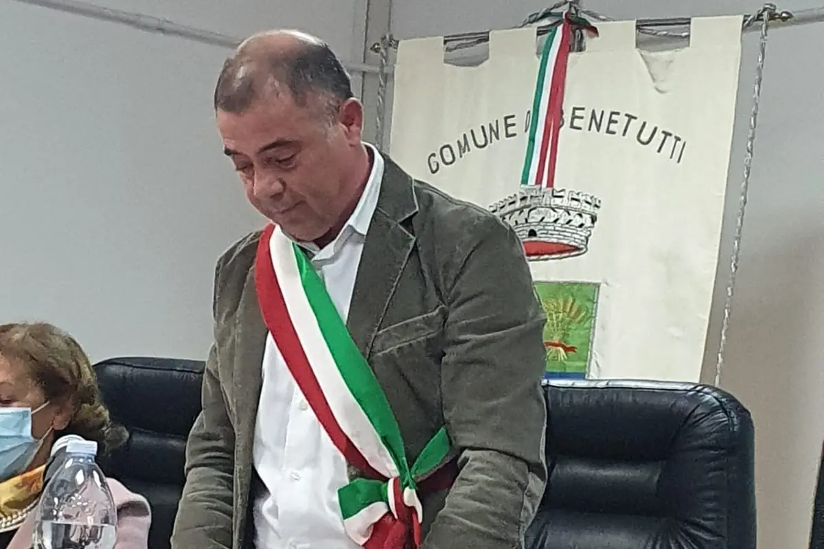 Il sindaco di Benetutti Daniele Arca (foto L'Unione Sarda - Tellini)
