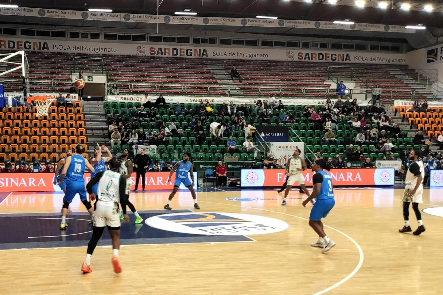 La Dinamo cade in casa contro l'Aliaga (foto G. Marras)