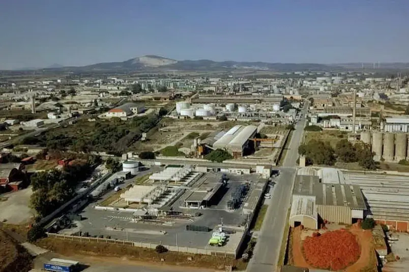L'area industriale di Porto Torres (foto concessa)