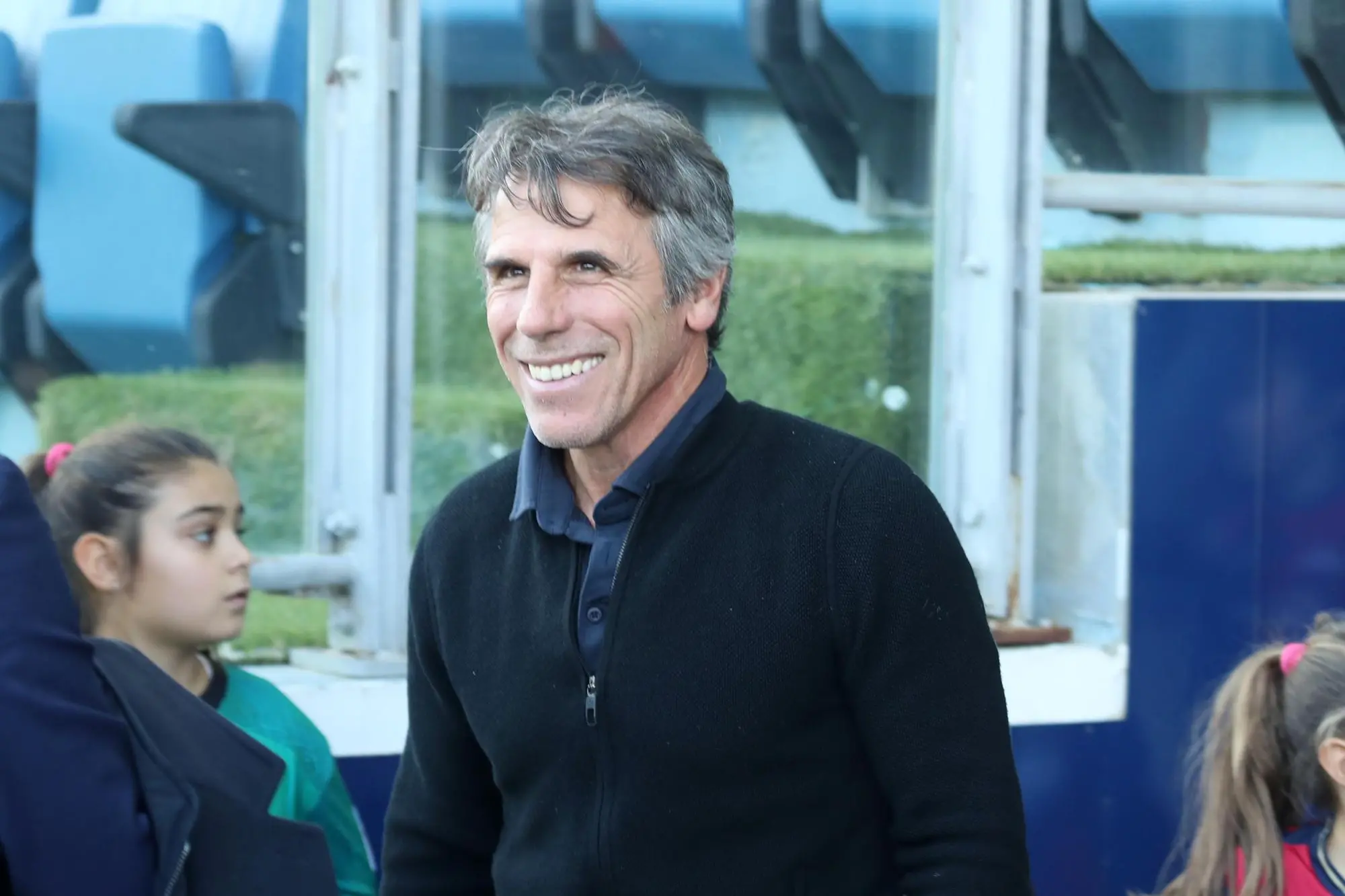 Gianfranco Zola alla Domus in occasione della sfida contro il Como (Archivio)