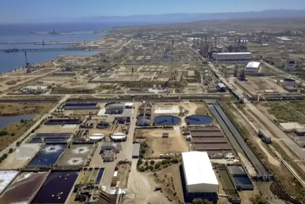 L'area industriale di Porto Torres (foto concessa dal consorzio industriale)