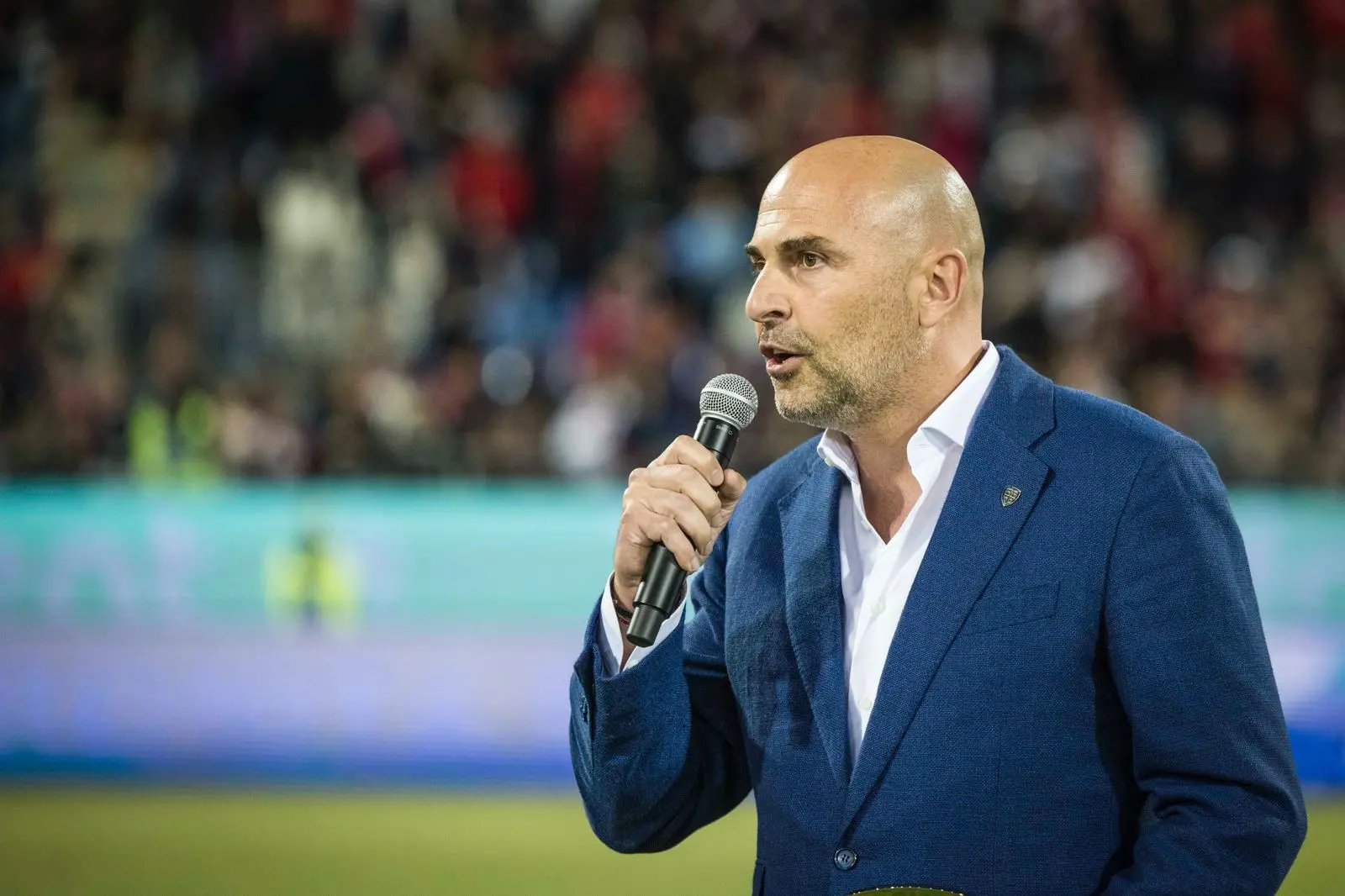 Tommaso Giulini, presidente del Cagliari Calcio (foto Fabio Murru)