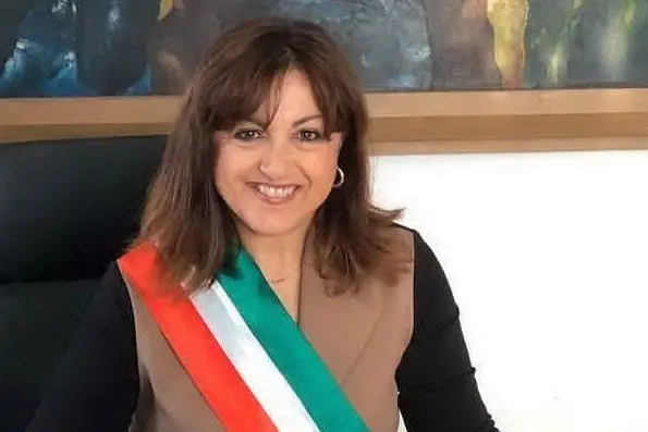 Il sindaco, Paola Massidda (L'Unione Sarda - Scano)